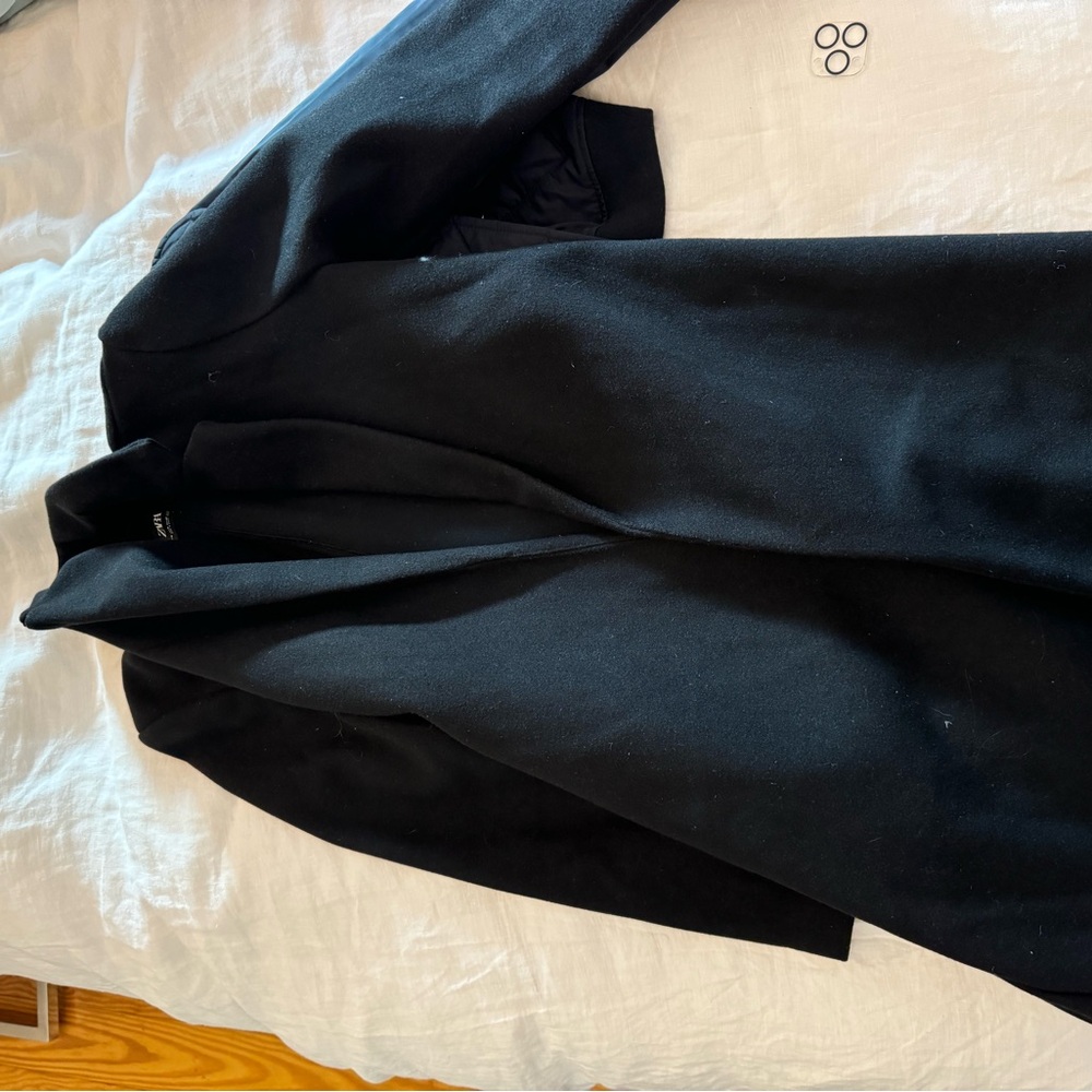 Black Zara coat